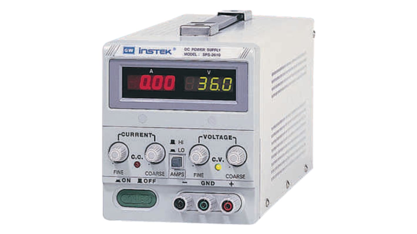 SPS Series Digital Laboratory Power Supply, 24V, 15A, 1-Output, 360W