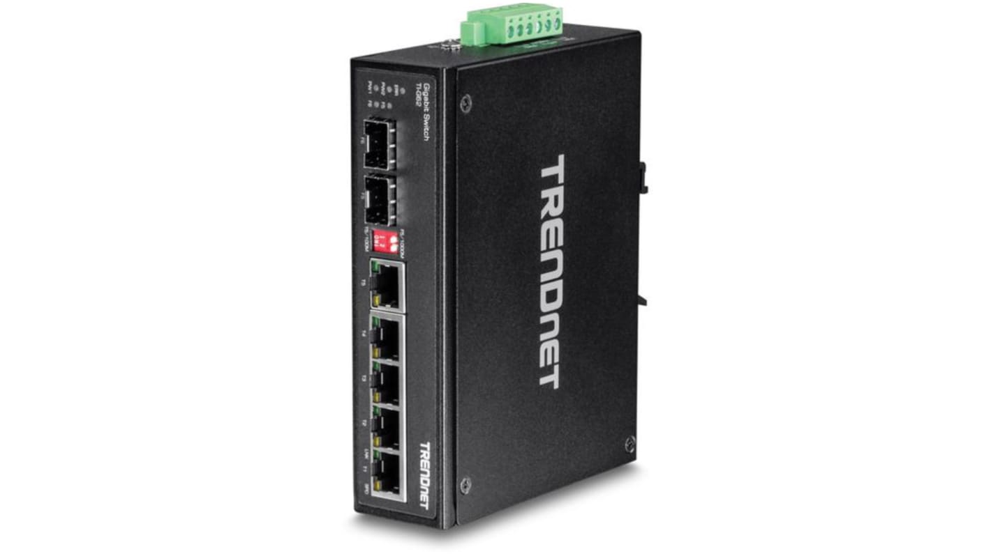 TI-G62, Unmanaged 7 Port Industrial Ethernet Switch