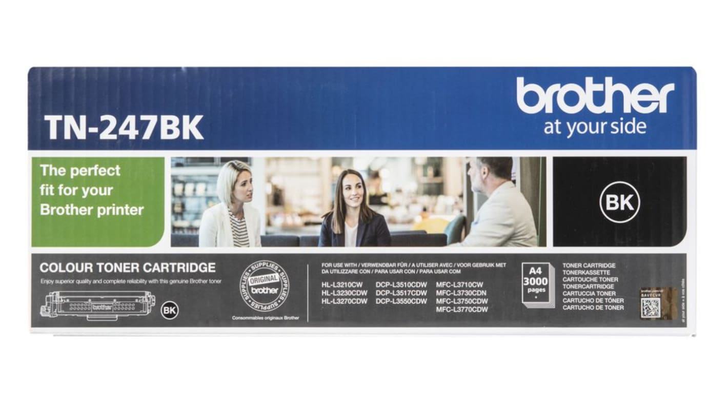 Brother TN-247BK Toner Schwarz für Brother Drucker