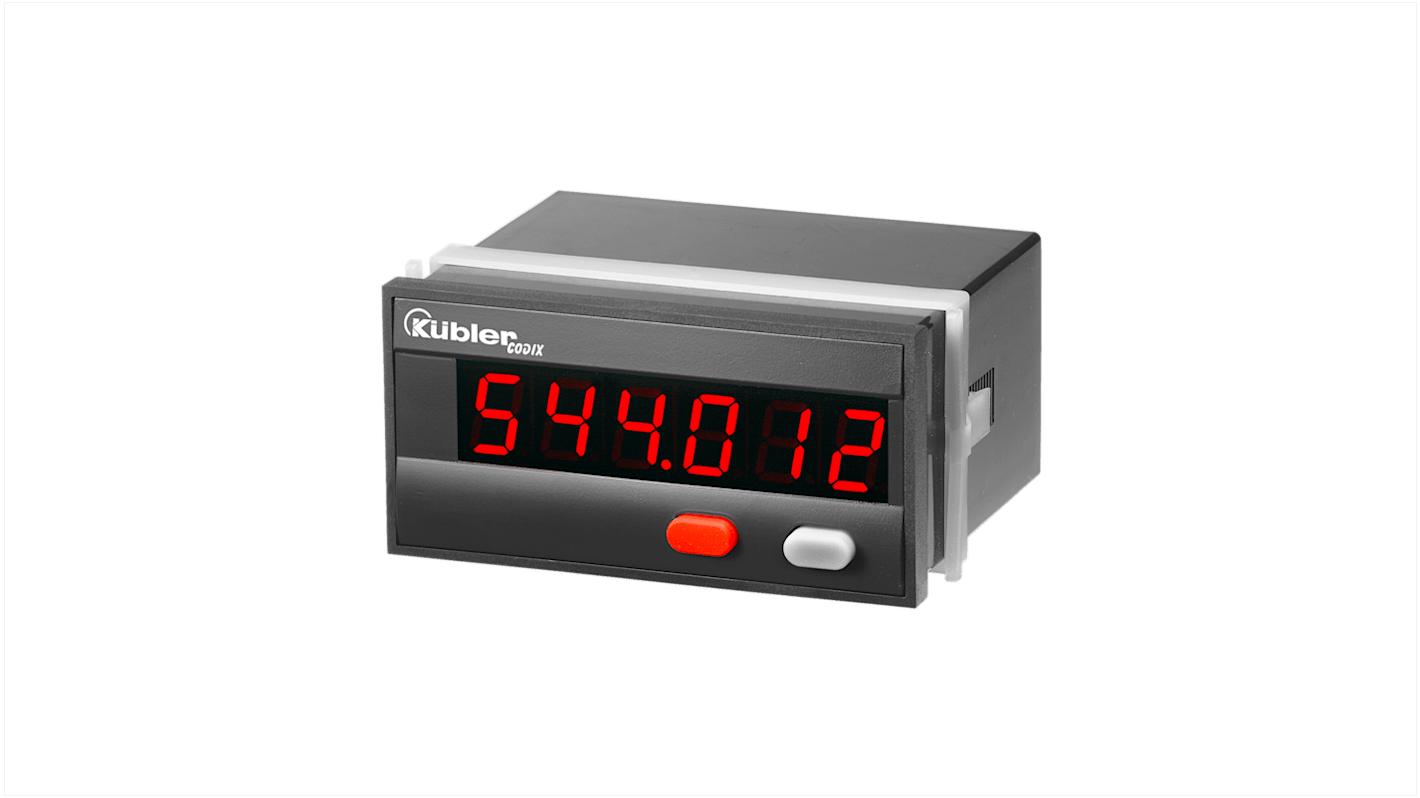 Kübler 6544 Yes Digital Panel Multi-Function Meter for Frequency, Pulse, Time, 45mm x 92mm