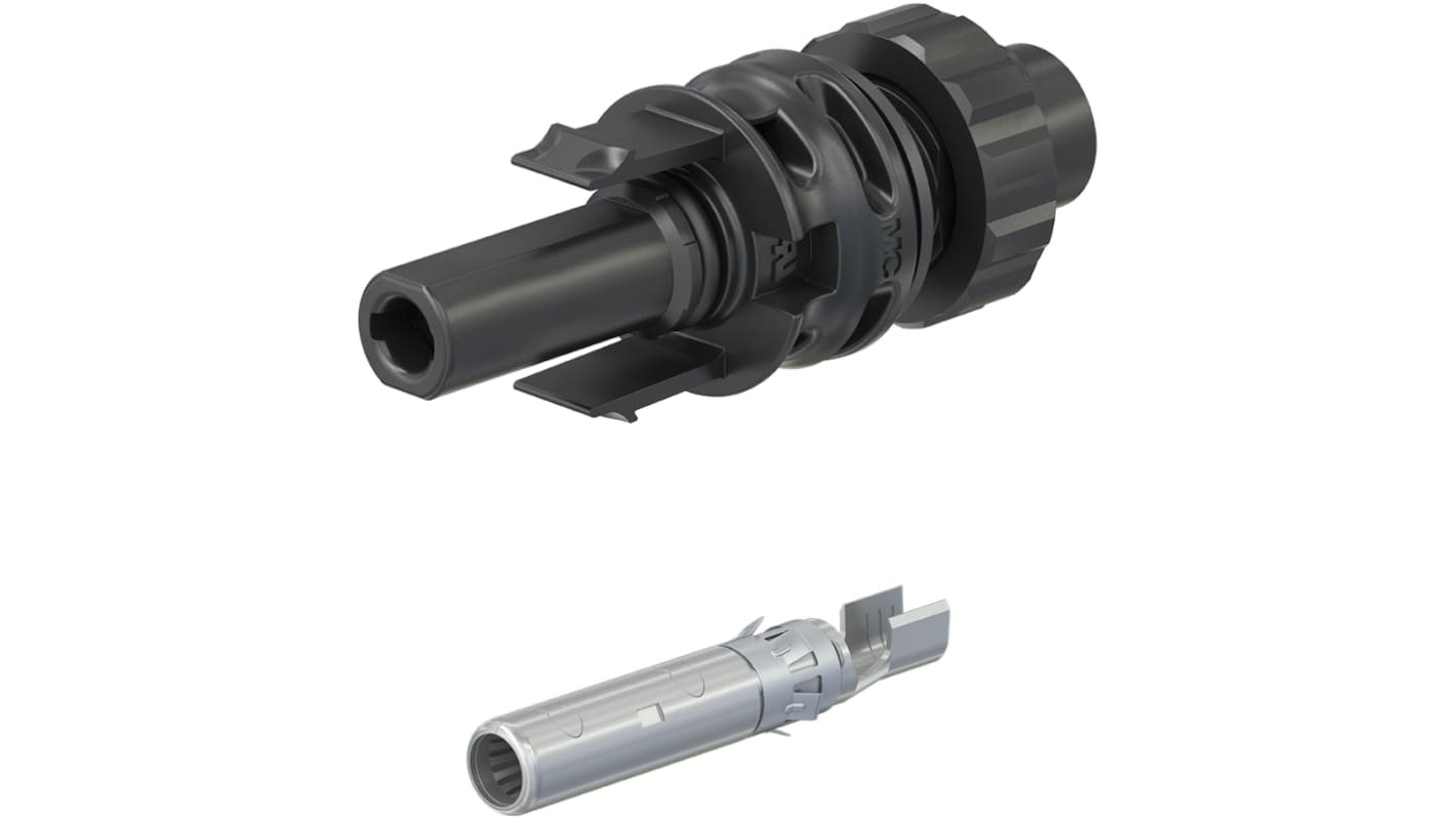 MC4-Evo 2 Series, Female, Panel Mount Solar Connector, Cable CSA, 2.5mm², Rated At 32A, 1.5 kV PV-ADB4