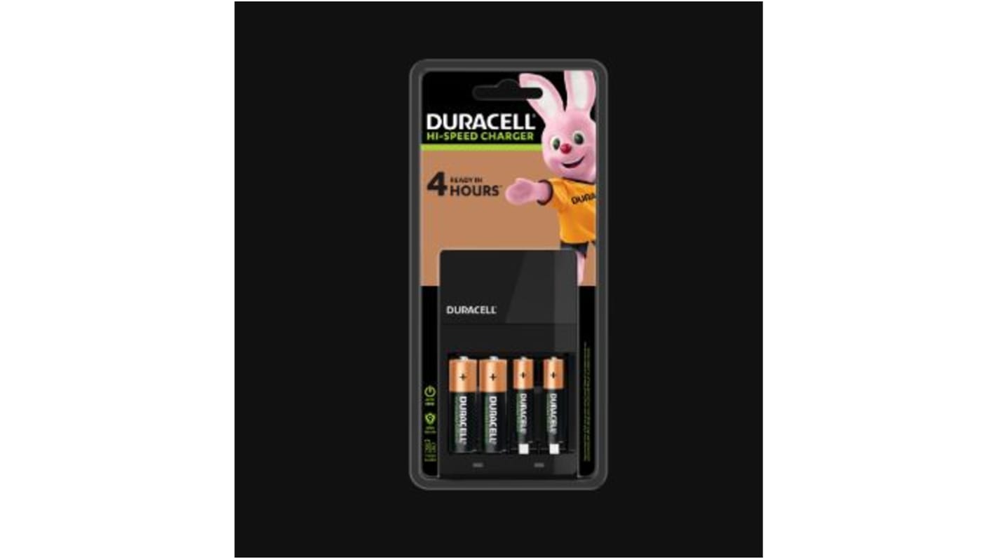 DURACELL RECHARGEABLE (CHARGER + 2 AA )