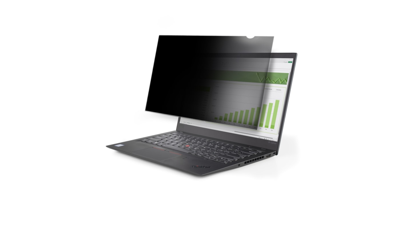 StarTech.com Laptop Sichtschutz, Blendschutz Schwarz 17Zoll