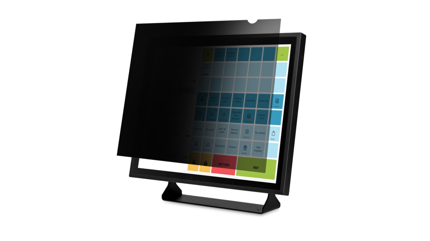 StarTech.com Monitor Sichtschutz, Blendschutz Schwarz 17Zoll