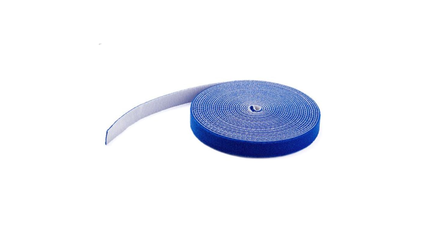 StarTech.com Cable Ties, Cable Ties, 25ft x 0.7 in, Blue Nylon