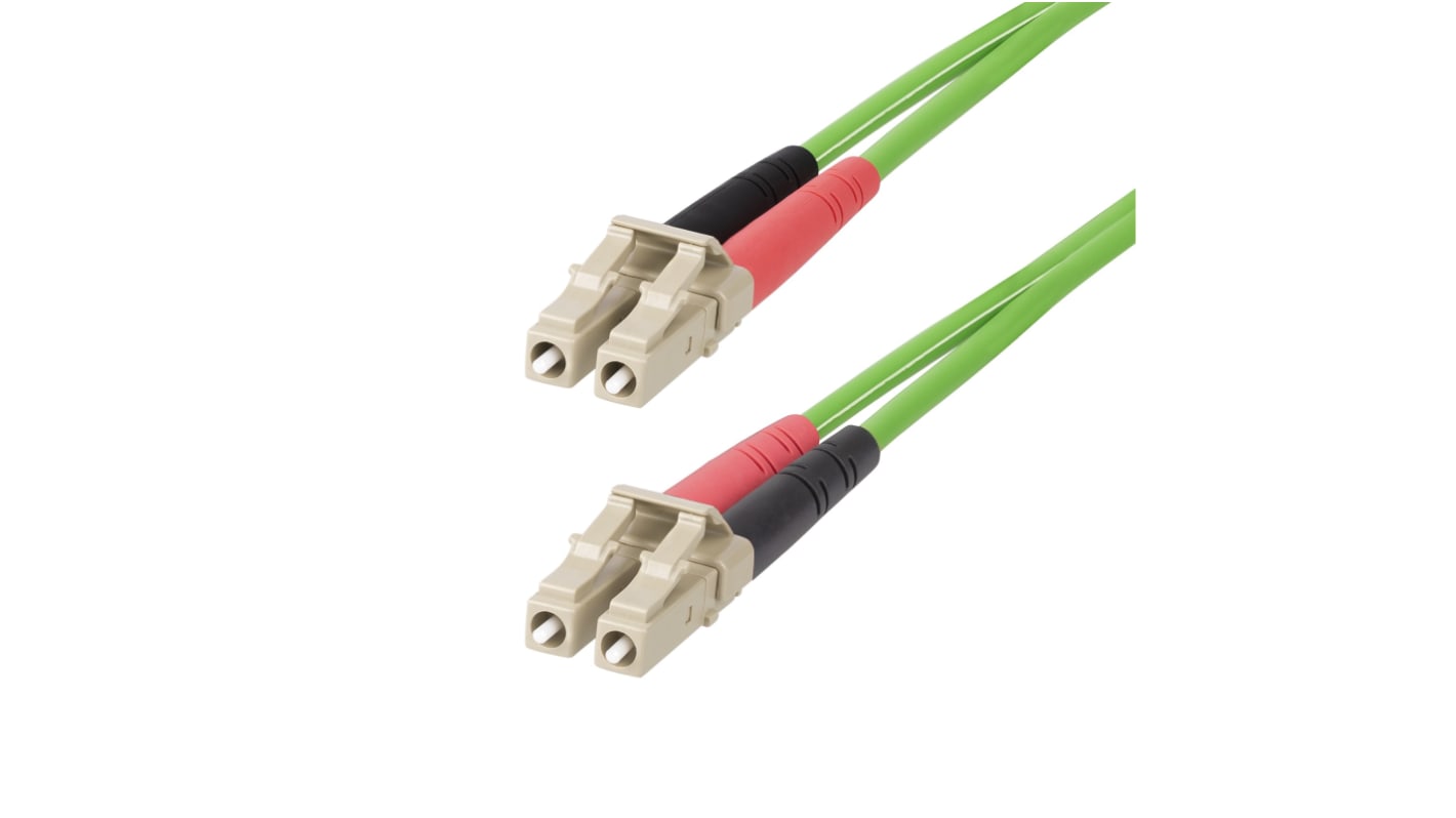 StarTech.com LWL-Kabel 10m Multi Mode Grün LC LC