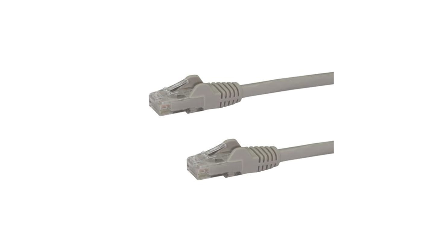 StarTech.com N6PAT Ethernetkabel Cat.6, 75ft, Grau Verlegekabel, A RJ45 Stecker, B RJ45, PVC