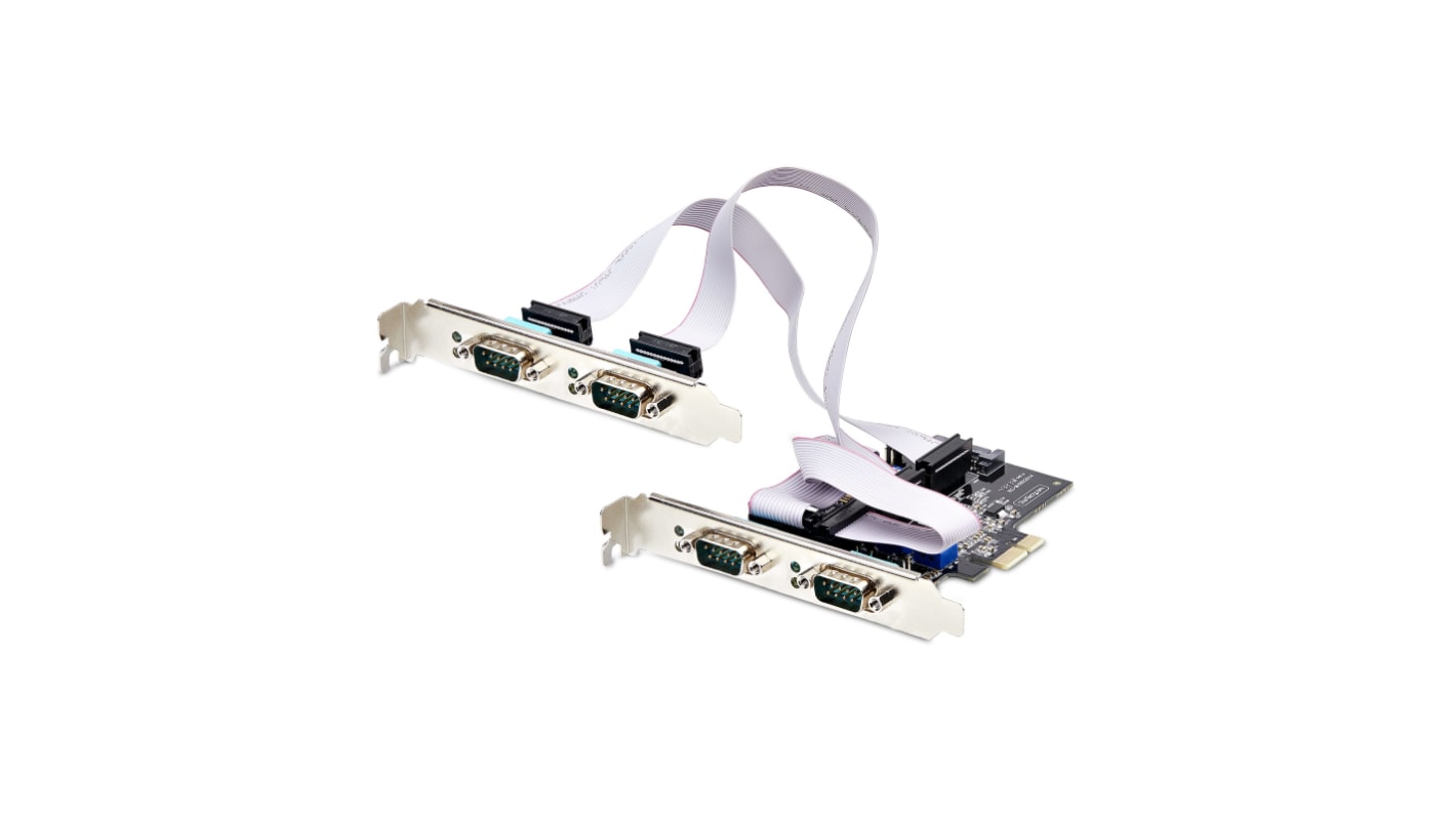 StarTech.com PCIe Erweiterungskarte Seriell, 4-Port RS232, RS422, RS485
