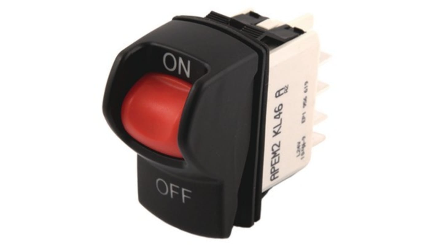 Dual, On-On Rocker Switch Panel Mount