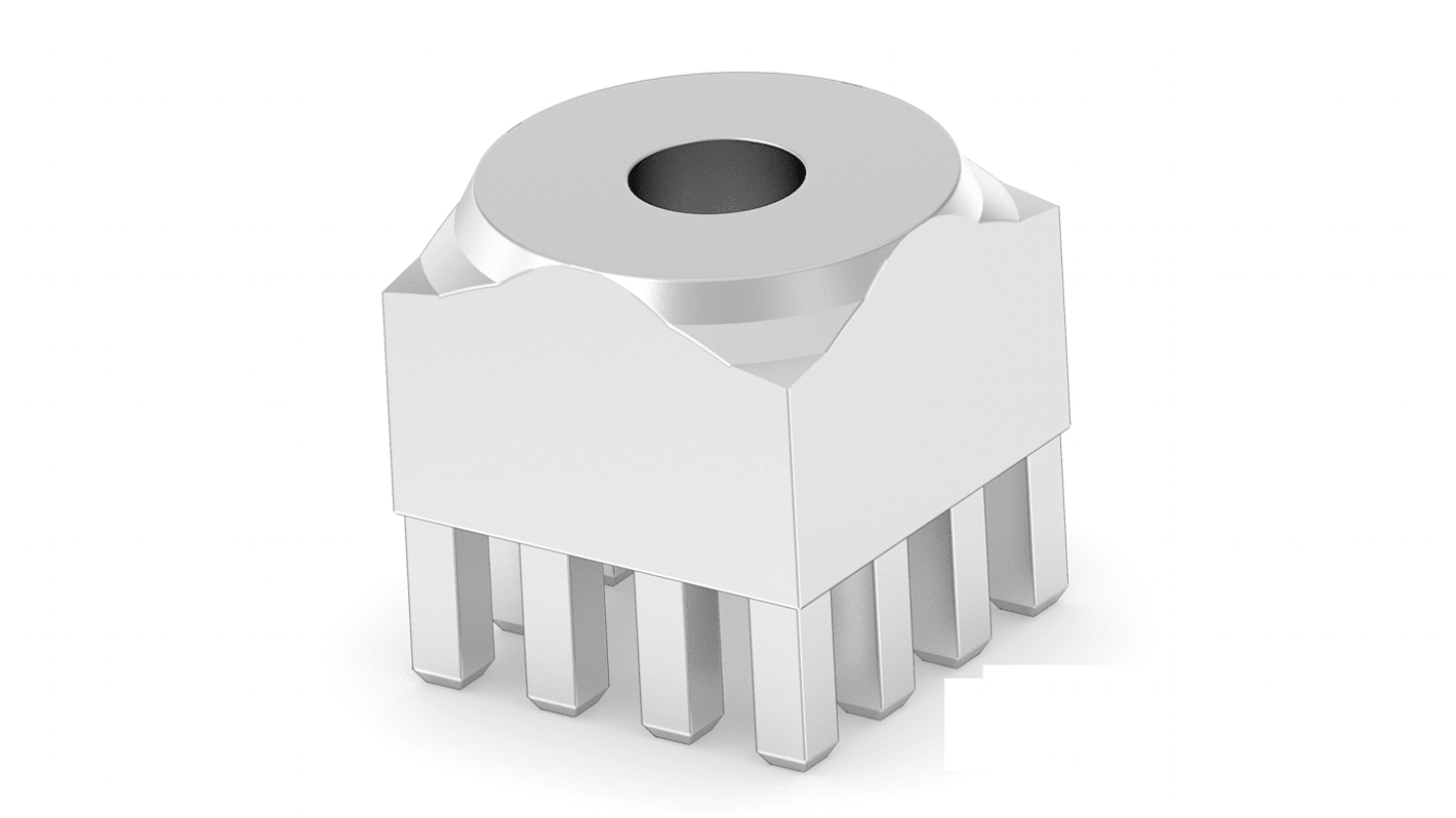 ERNI 225688 Series Vertical Surface Mount PCB Header, 1 Contact(s), 1 Row(s), Shrouded