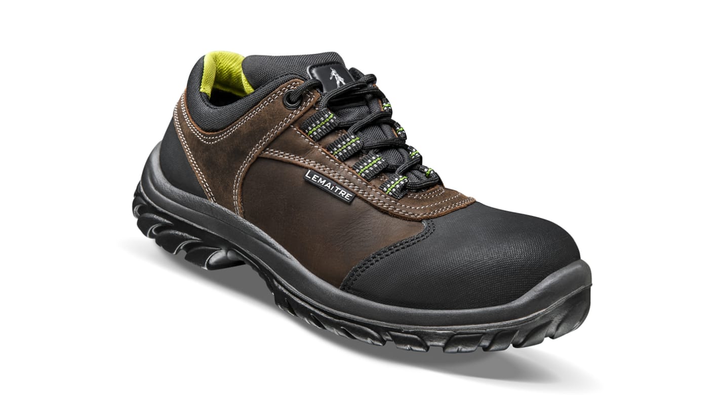 LEMAITRE SECURITE DAYTONA S3 Unisex Brown Polycarbonate  Toe Capped Low safety shoes, UK 6, EU 39