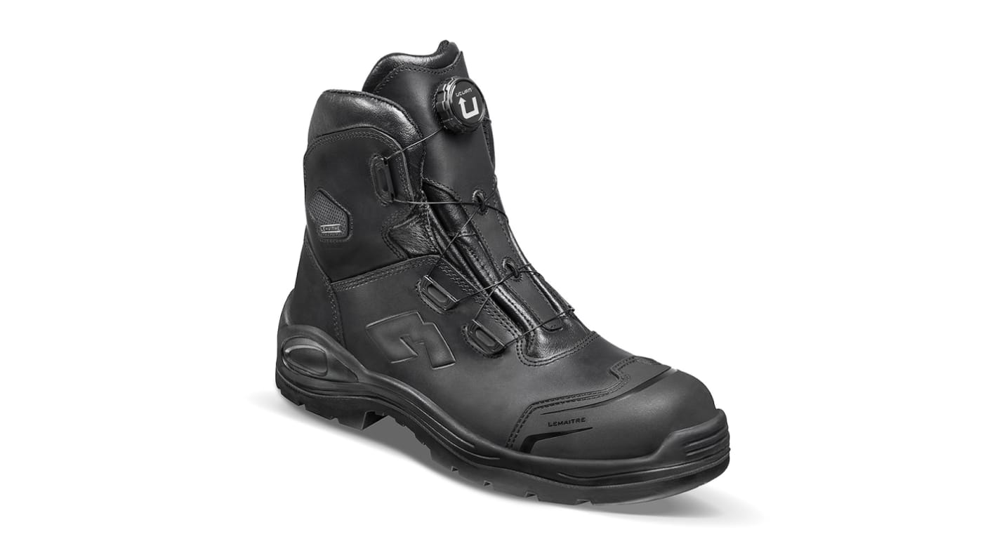 LEMAITRE SECURITE THOR S3 Unisex Black Composite Toe Capped Safety Boots, UK 10, EU 44