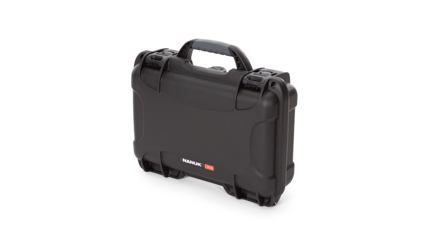 Nanuk EU b.v. Nanuk 909 Polypropylen Koffer Schwarz , Außenmaße 321 x 229 x 111mm / Innen 291 x 178 x 93mm