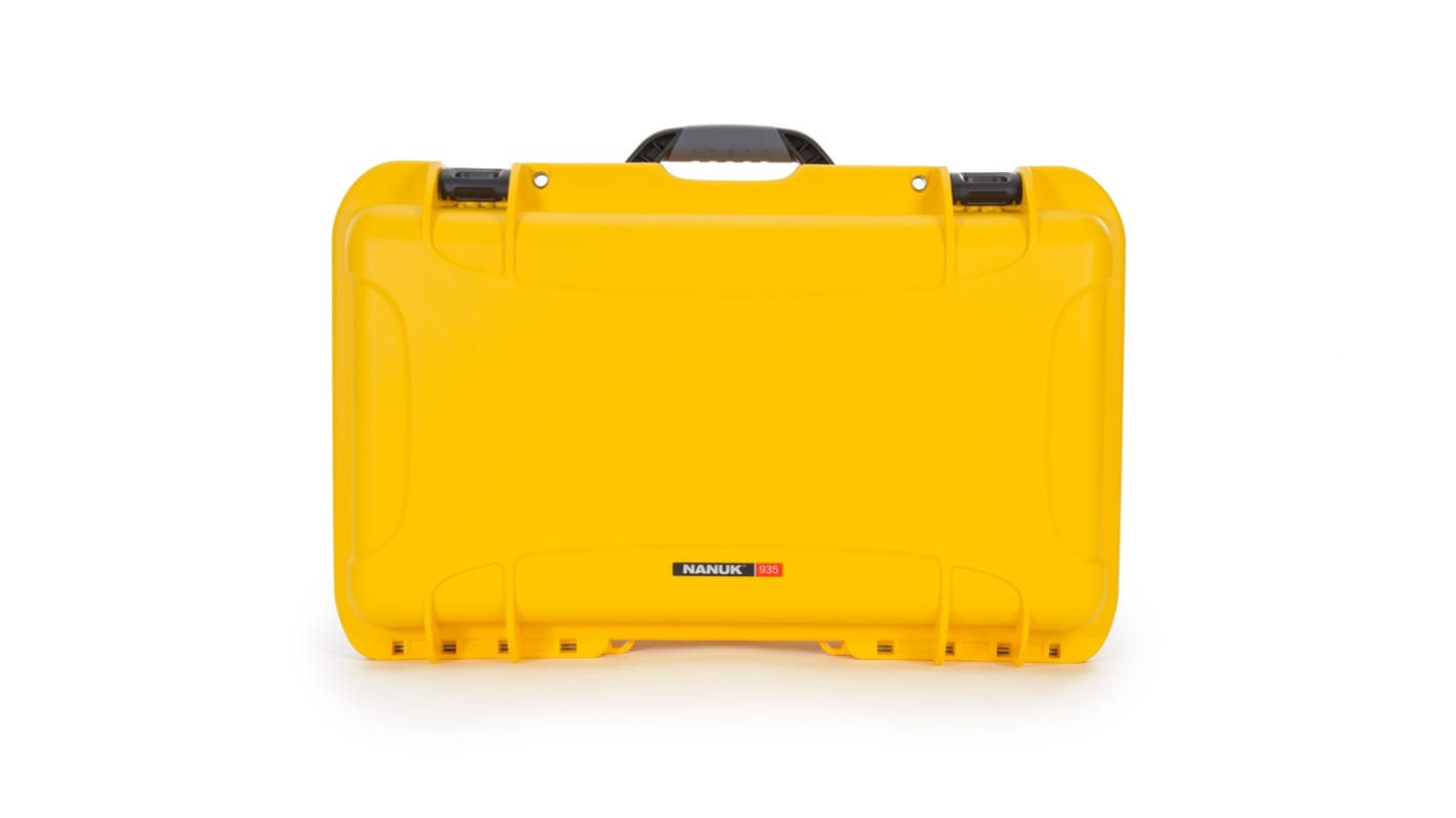 Nanuk EU b.v. Nanuk 935 Polypropylen Koffer Gelb, auf Rädern, Außenmaße 559 x 356 x 229mm / Innen 521 x 287 x 191mm