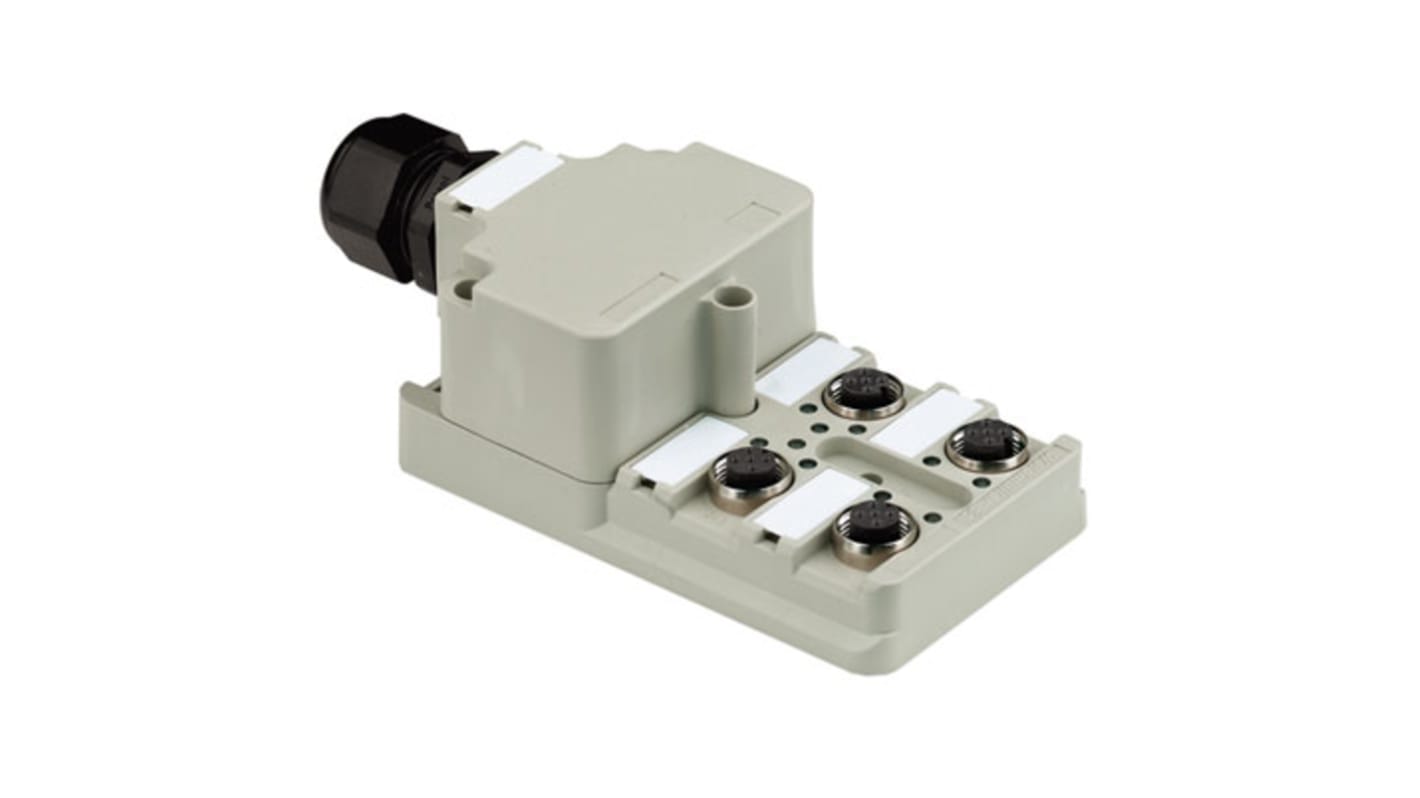 Weidmüller SAI Series Actuator Hub, M12, 4 way, 5 port