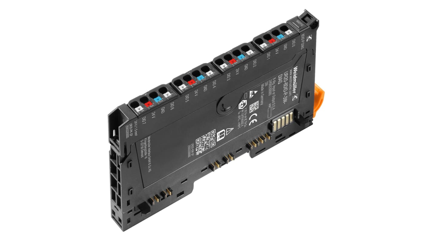 Weidmüller UR20 Digitales E/A-Modul für Remote I/O-Modul, 8 x Digital Eingang / 8 x  Digital Ausgang 24 V