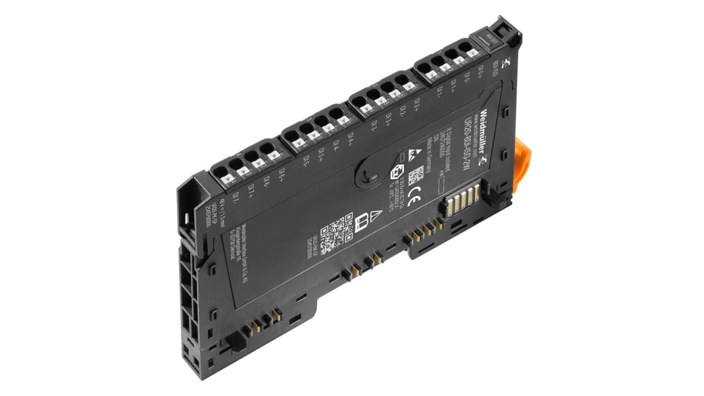 Weidmüller UR20 Series Digital I/O Module for Use with Remote I/O Module, Digital, 24 V