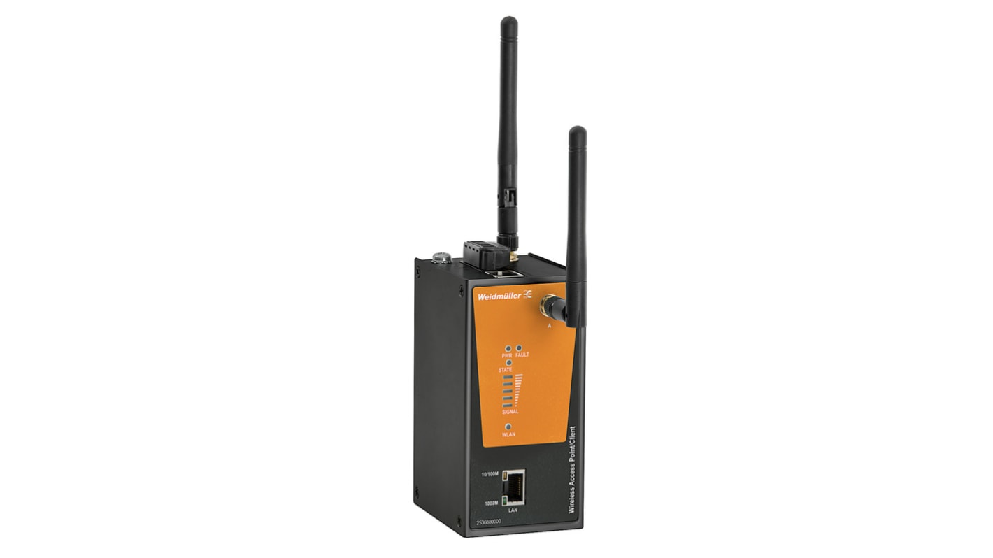 Wireless Access Point Weidmüller, 300Mbit/s 1 LAN port 10/100Mbit/s 5GHz IEEE 802.11 a/b/g/n