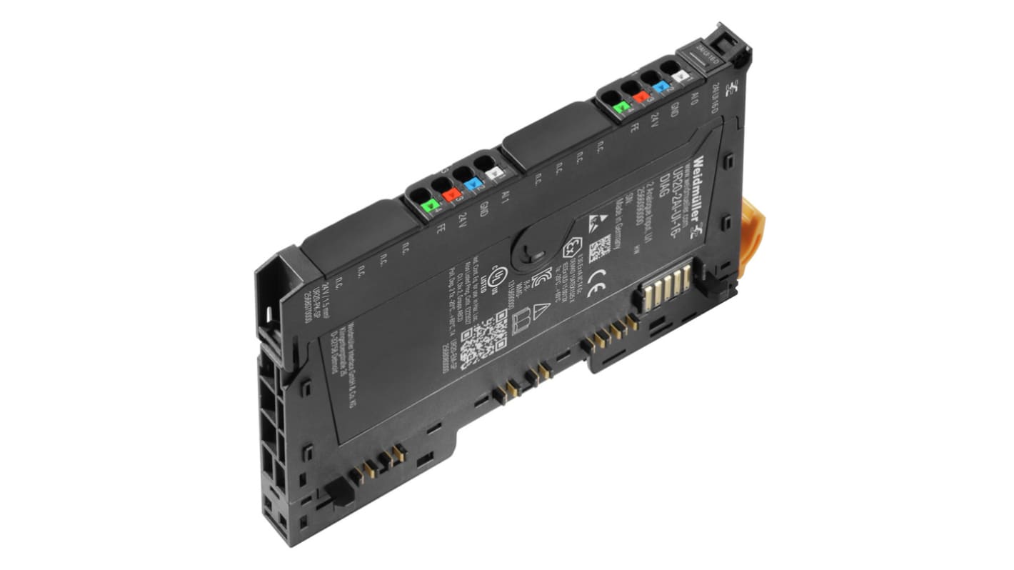 Weidmüller UR20 Analoges Eingangsmodul für Remote I/O-Modul, 2 x Analog Eingang 24 V