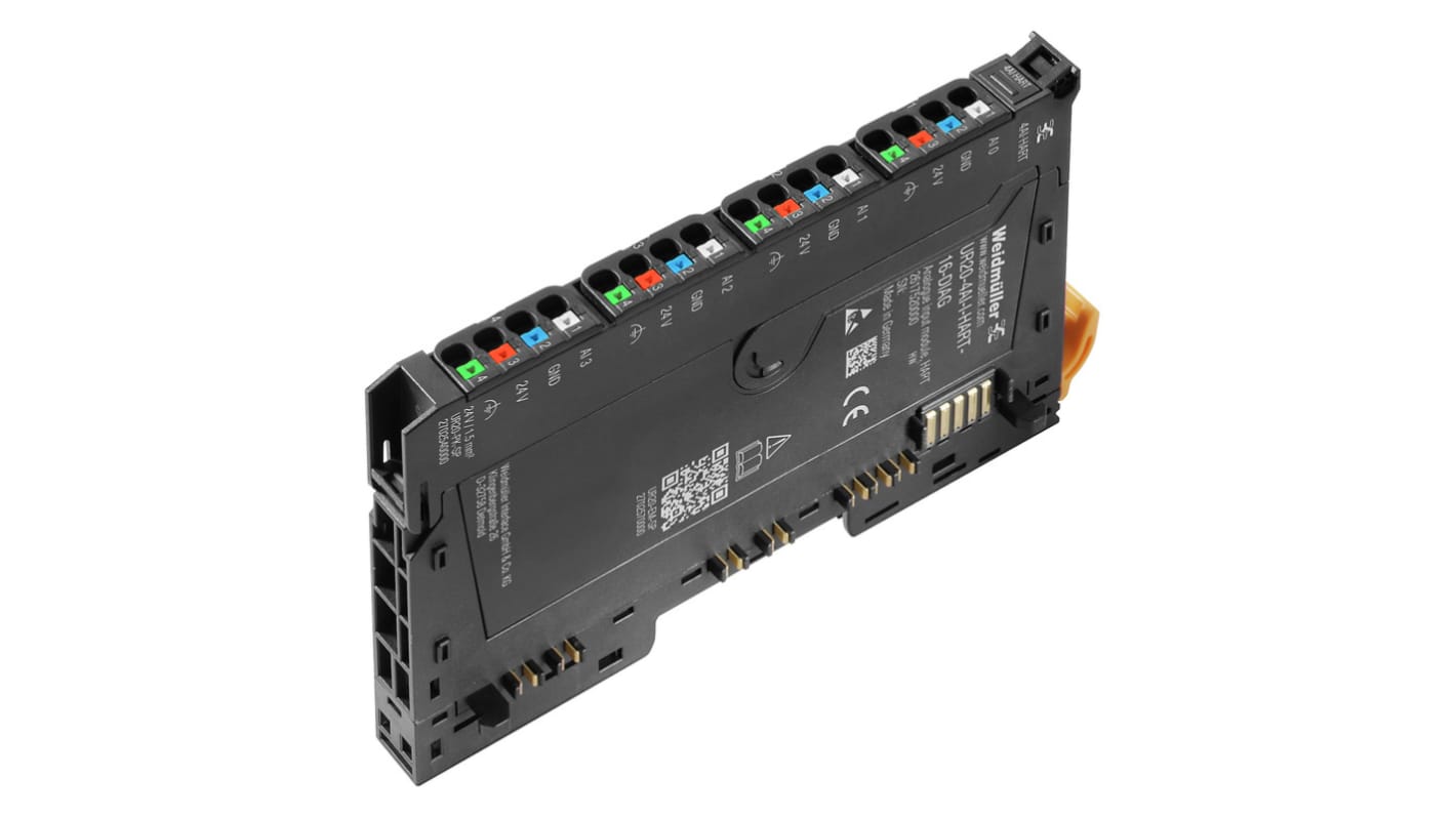 Weidmüller UR20 Series I/O module for Use with Remote I/O Module, Analogue, 24 V