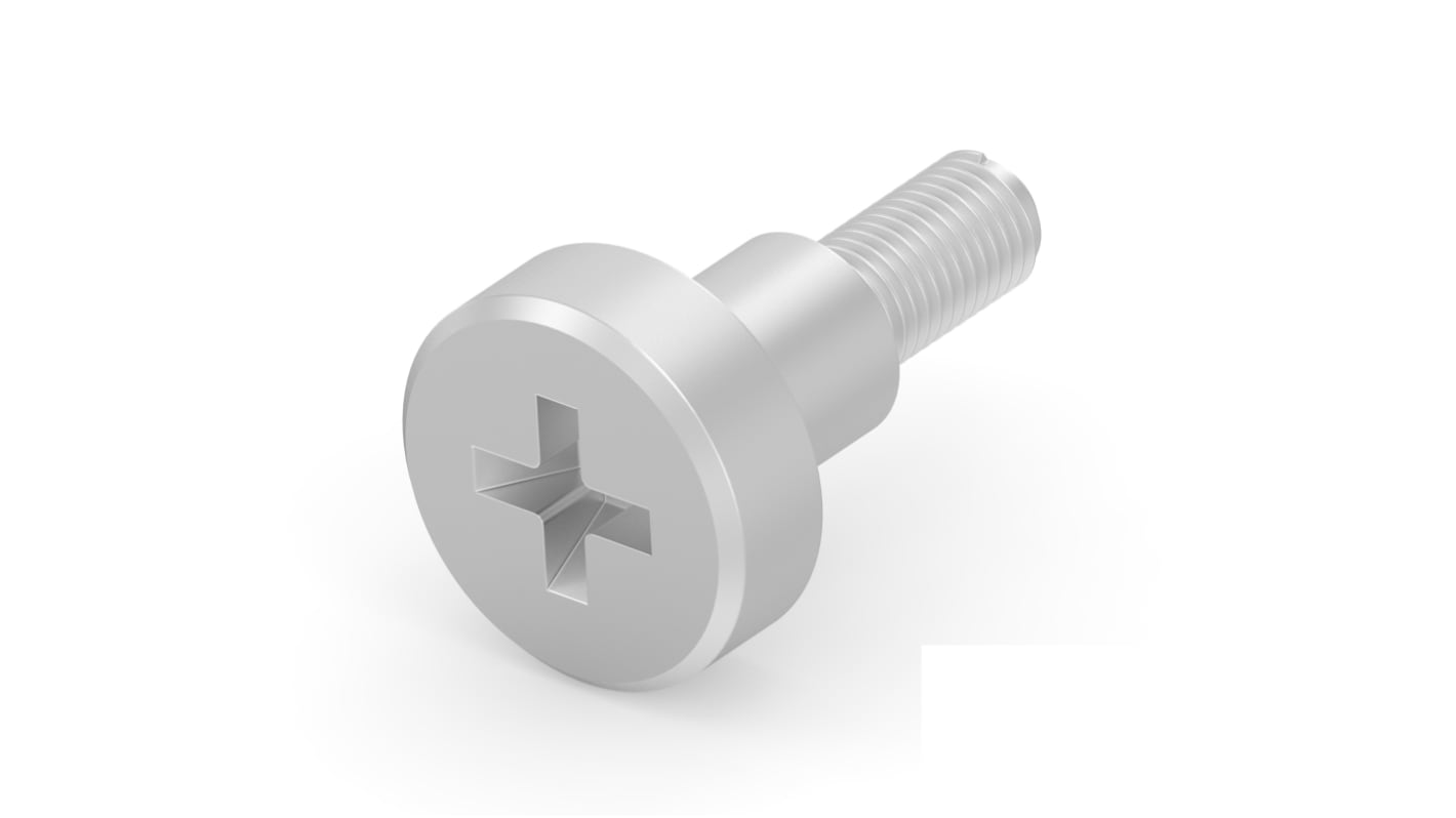 TE Connectivity STAINLESS STEEL SCREW, T0931000408 Series