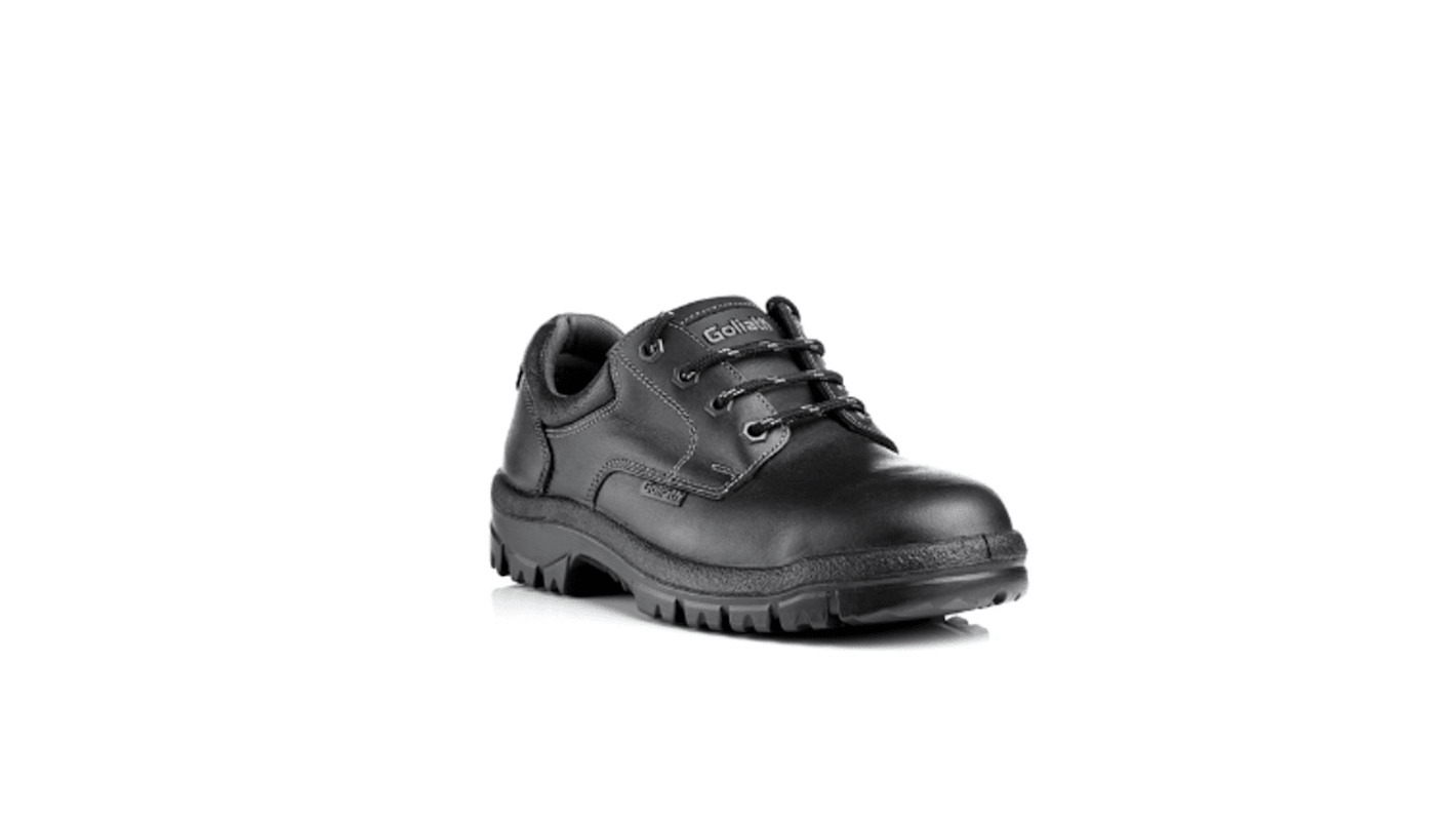 Goliath SDR16SI Unisex Black Stainless Steel  Toe Capped Safety Shoes, UK 11, EU 46