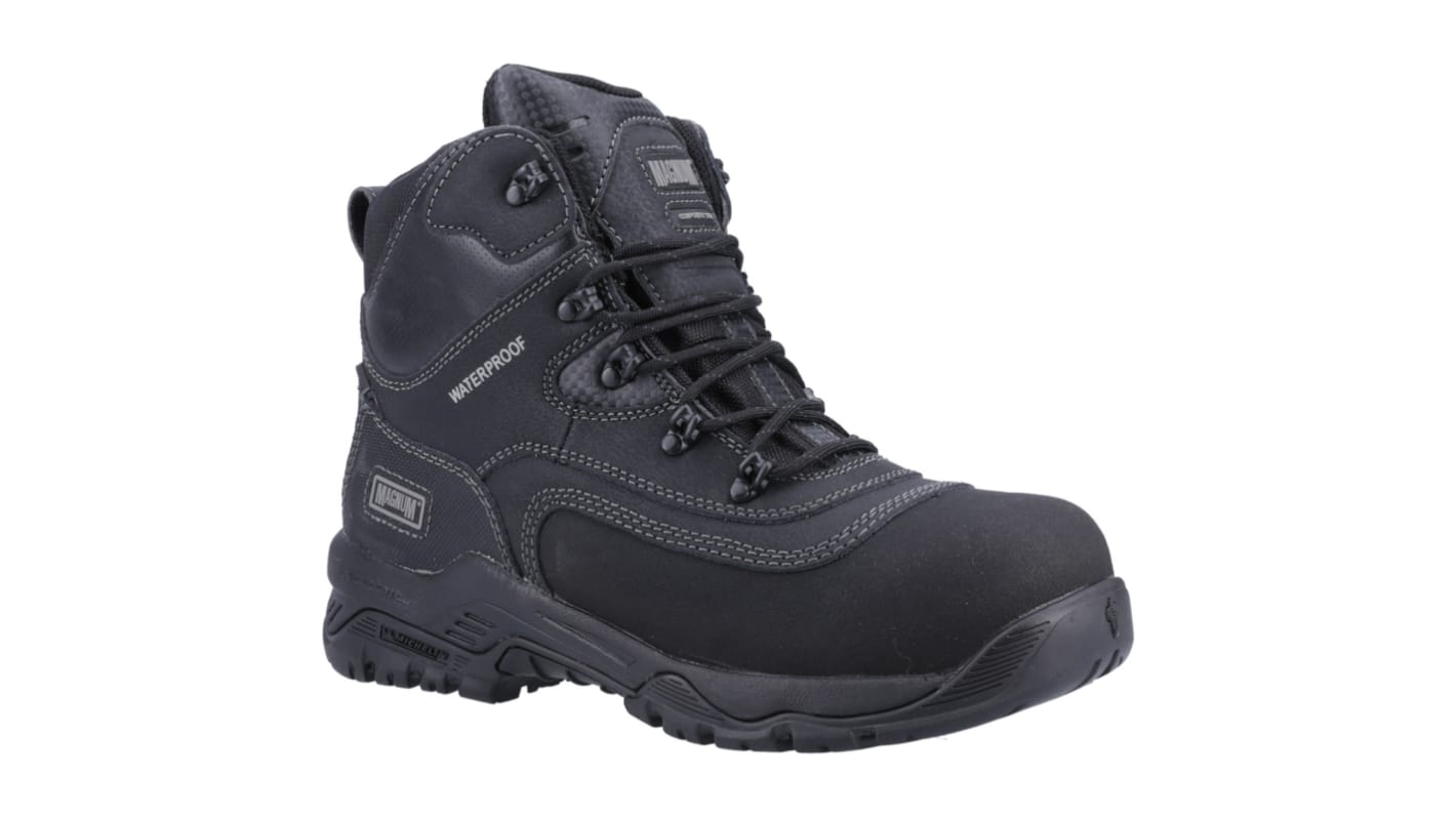 Magnum M88-M801552, Unisex, Sicherheitsstiefel Schwarz, mit Zehen-Schutzkappe , Größe 45 / UK 11