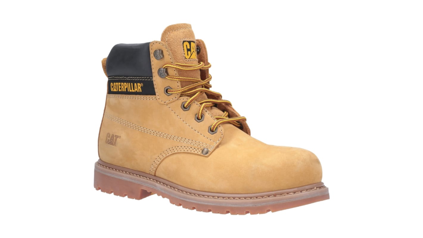 Botas de seguridad CAT, serie P724624 de color Miel, talla 41