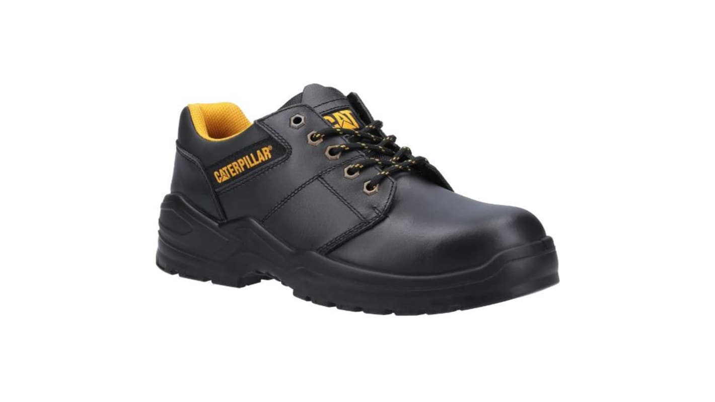 CAT P724923 Unisex Black Steel Toe Capped Safety Shoes, UK 7, EU 41