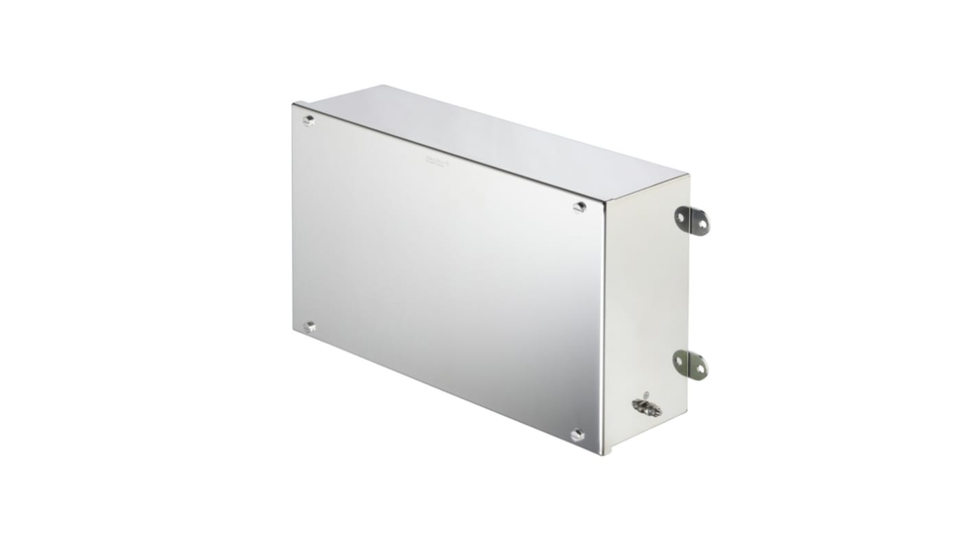 Caja Weidmüller de Acero inoxidable 316 Gris, 400 x 250 x 130mm, IP66