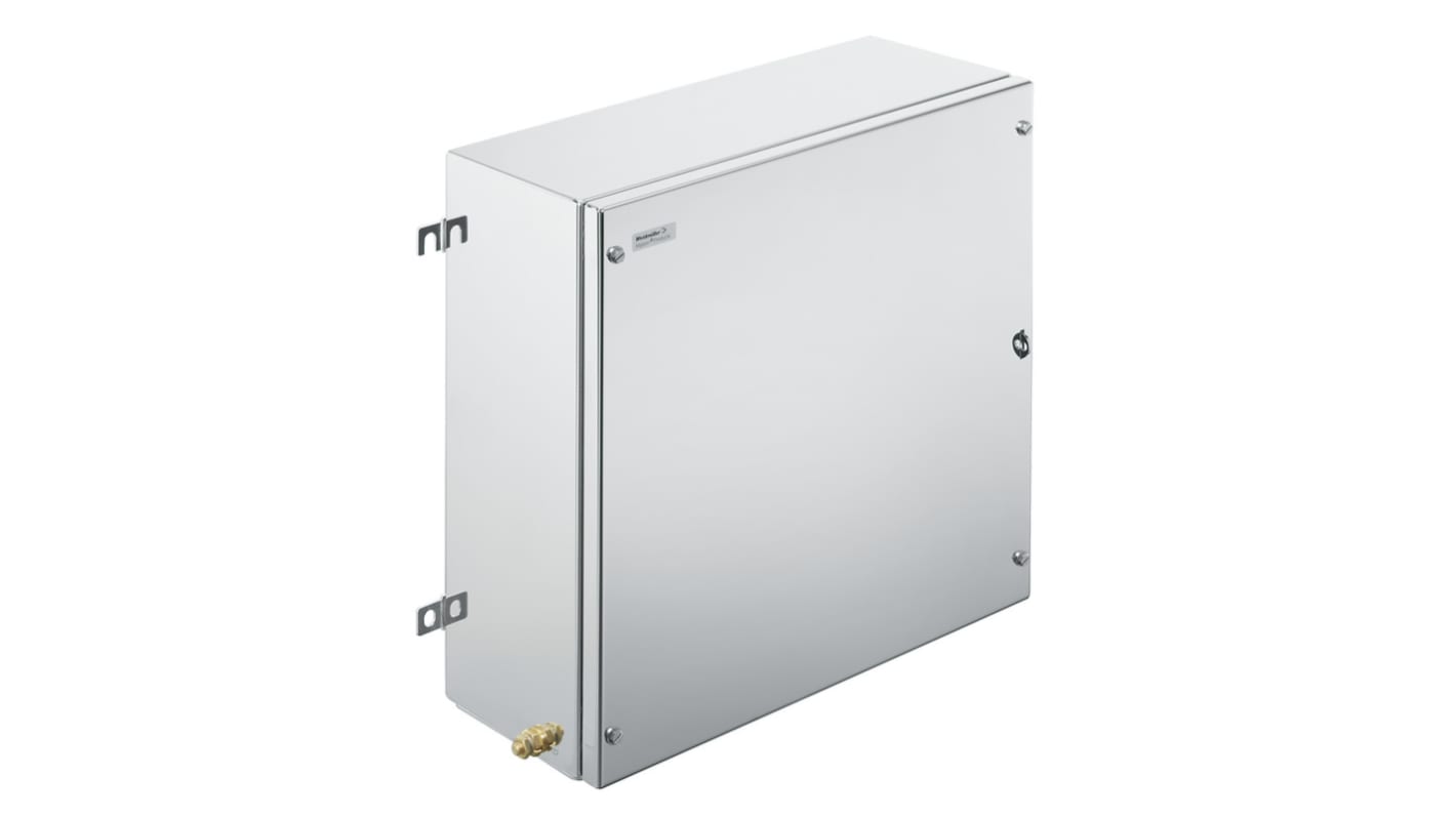 Weidmüller Klippon TB MH Series Grey 316 Stainless Steel Enclosure, IP66, IP67, Flanged, Grey Lid, 480 x 480 x 200mm