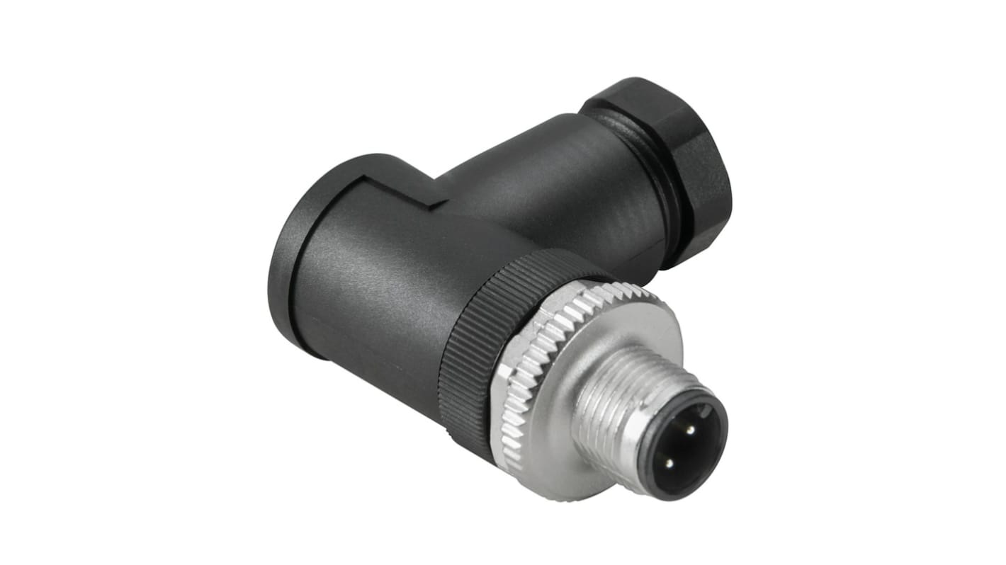 Weidmüller Connector, 5 Contacts, Screw, M12 Connector, Plug and Socket, Male and Female Contacts, IP67, SAISW Series