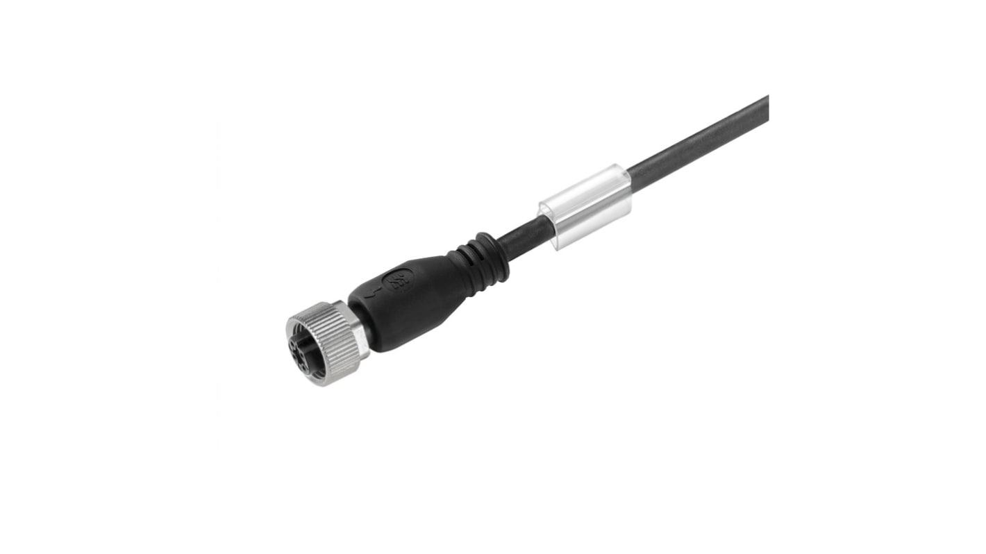 Cable para sensor/actuador Weidmüller Hembra, 4 polos, long. 10m