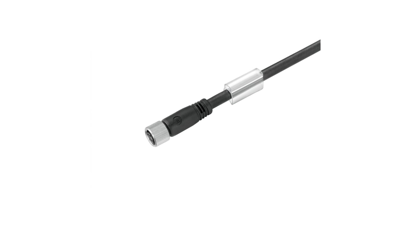 Cable para sensor/actuador Weidmüller Hembra, 4 polos, long. 5m