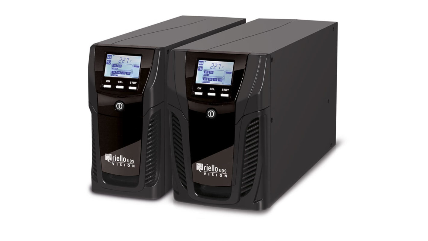 Riello Tower Uninterruptible Power Supply, 1100VA (880W), 1100VA Vision