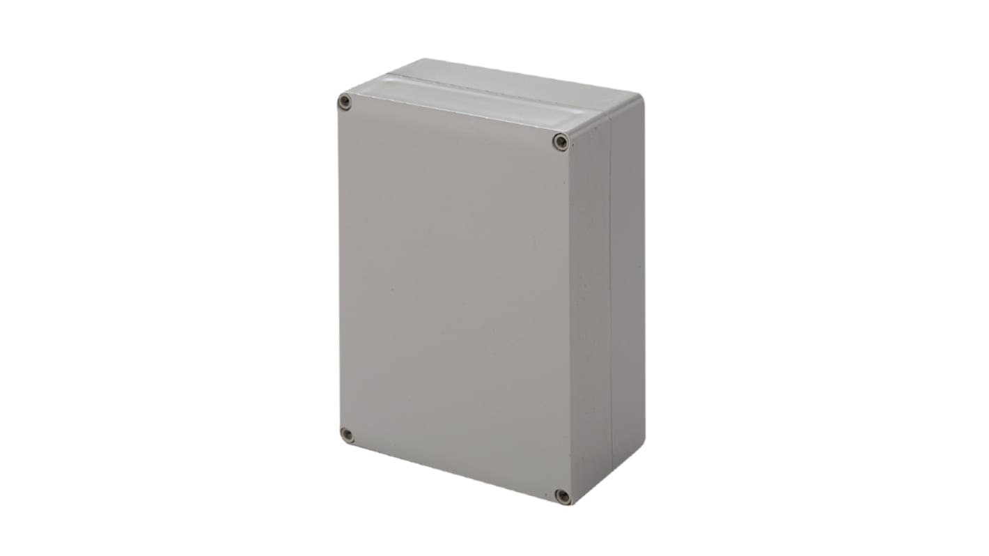 Weidmüller MPC Series Grey Polycarbonate Enclosure, IP66, IP67, IK08, Grey Lid, 250 x 175 x 100mm