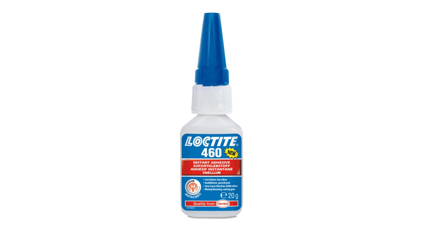 Loctite 460 Cyanacrylat Kontaktklebstoff Flüssig transparent 500 g, für ABS, Aluminium, Leder, Neopren, Nitrilgummi,