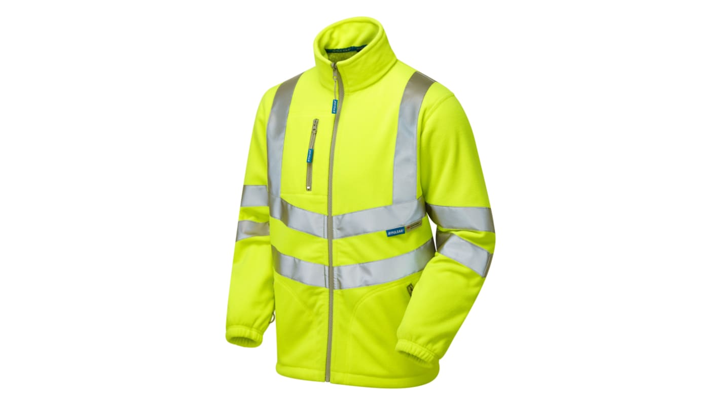 Allied Telesyn Unisex Warn-Fleecejacke Gelb, Größe 4XL