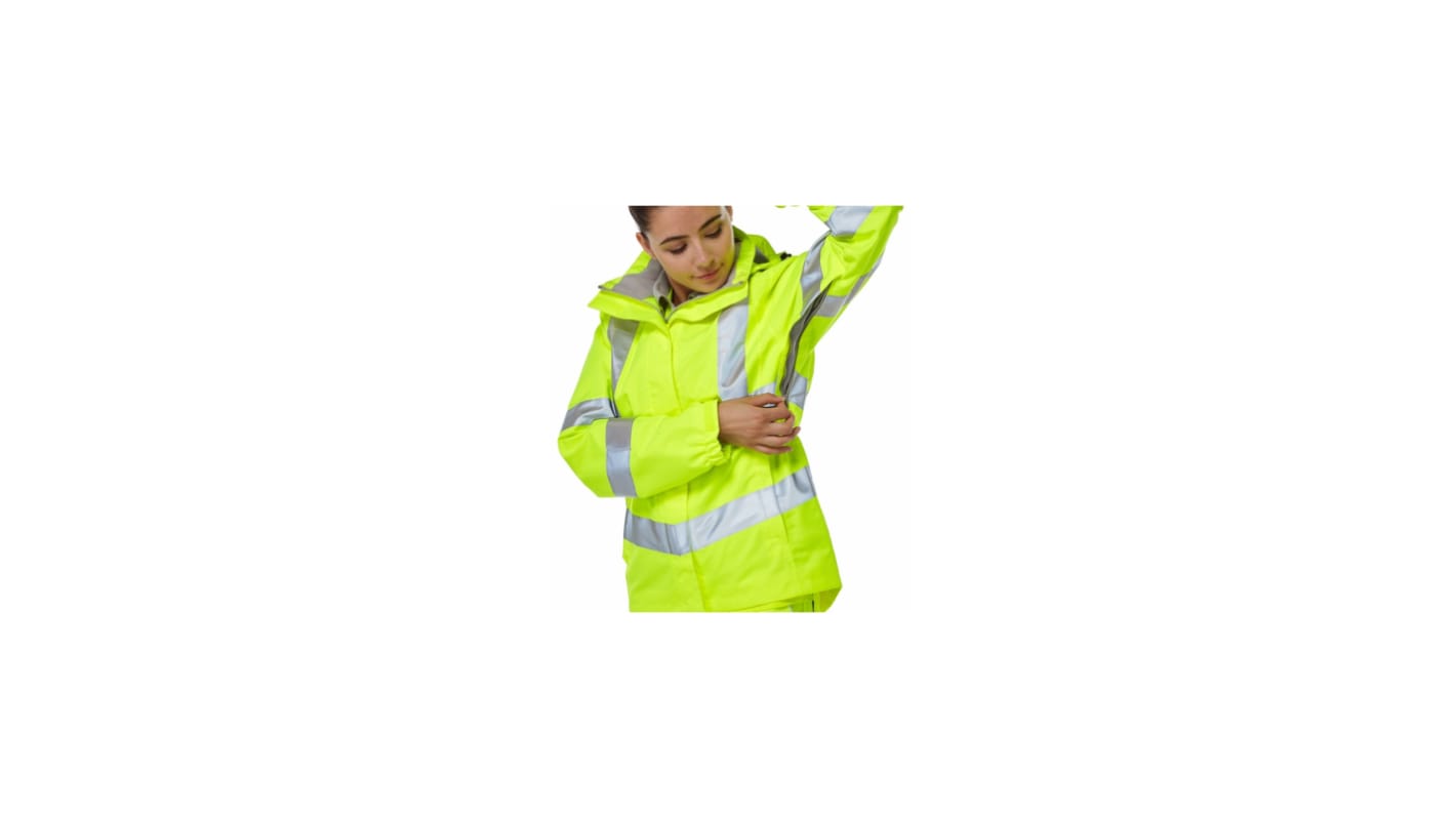 Allied Telesyn P704 Yellow Women Hi Vis Fleece Jacket, 14