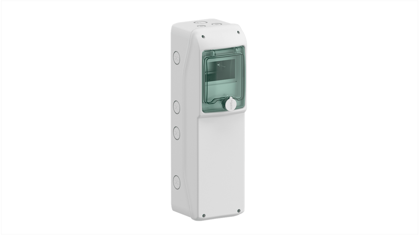 Adaptable Enclosure Box Schneider Electric 13164M, Polímero, Acabado Blanco, long. 460mm, anch. 138mm, prof. 160mm