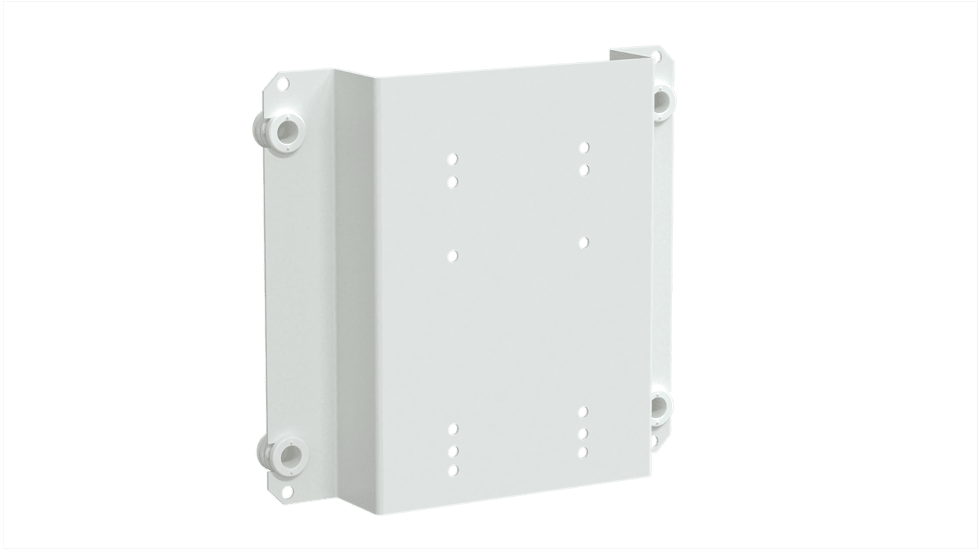 Schneider Electric PrismaSeT Series RAL 9003 Sheet Steel Mounting Plate, 150mm H, 300mm W for Use with PrismaSeT G