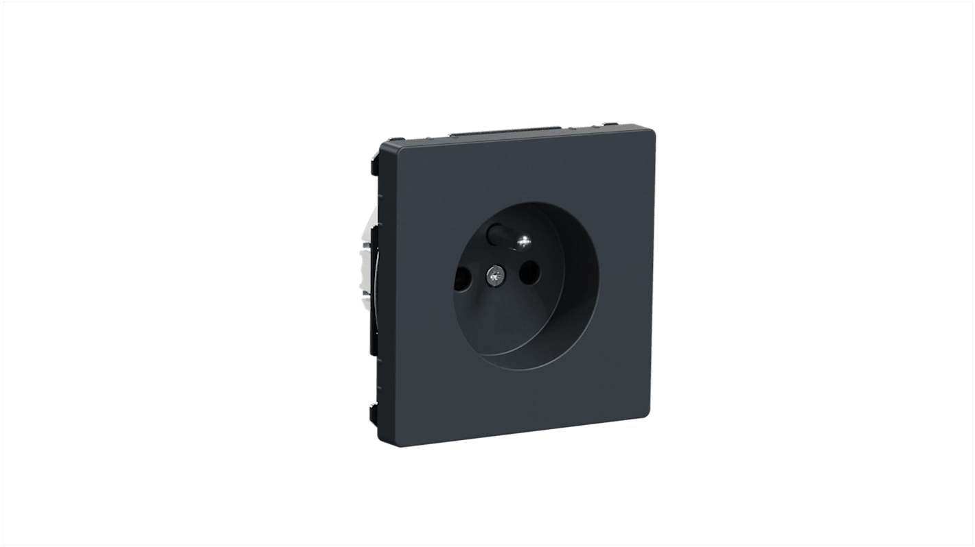 Schneider Electric Anthracite, 1 Gang, System M