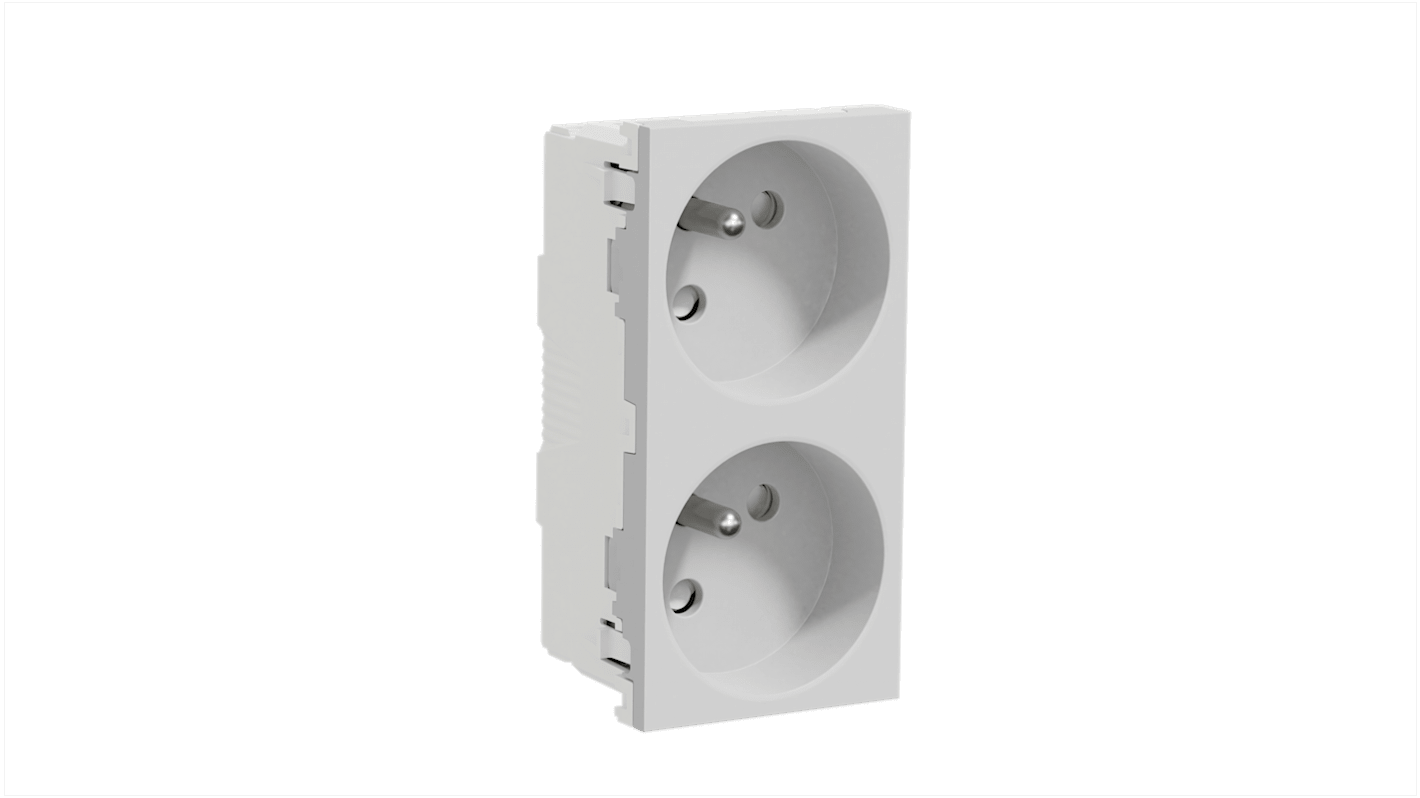 Interruttore luce Schneider Electric serie New Unica, Grigio, IP3X