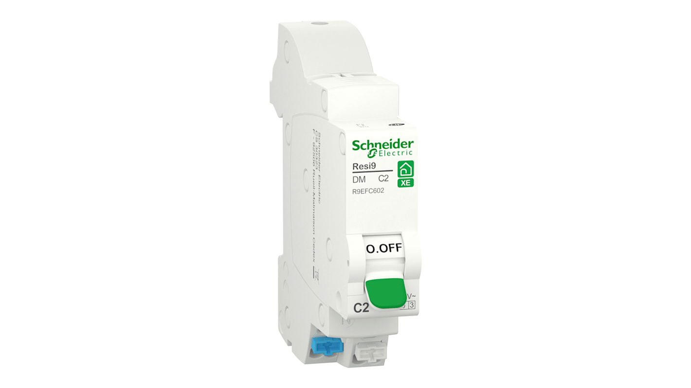 Schneider Electric Resi9 XE DM Leitungsschutzschalter Typ C, Pol 1 6A 230V, Abschaltvermögen 3000 A Resi9