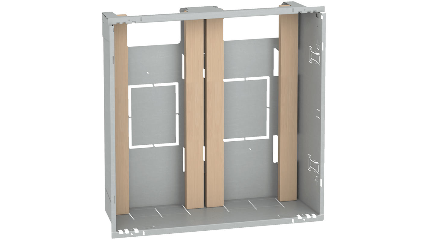 Schneider Electric Sheet Metal White Adaptable Enclosure Box, 530mm x 530mm x 160mm