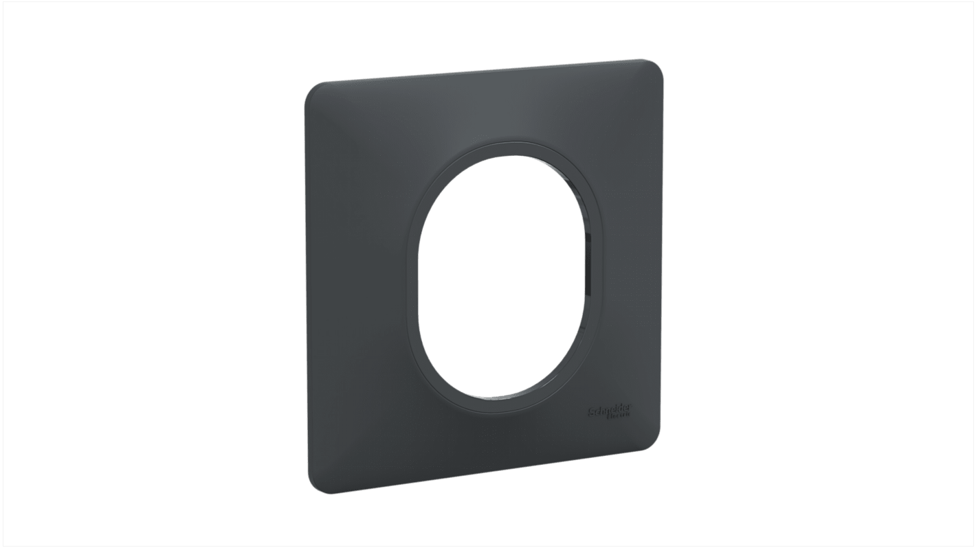 Schneider Electric Anthracite, 1 Gang, Ovalis C Series