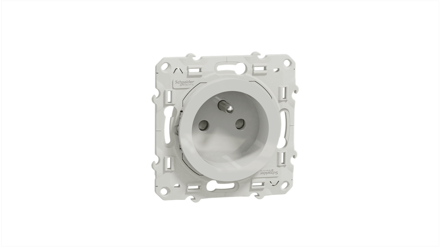 Interruttore luce Schneider Electric serie Odace, Colore bianco, IP21D