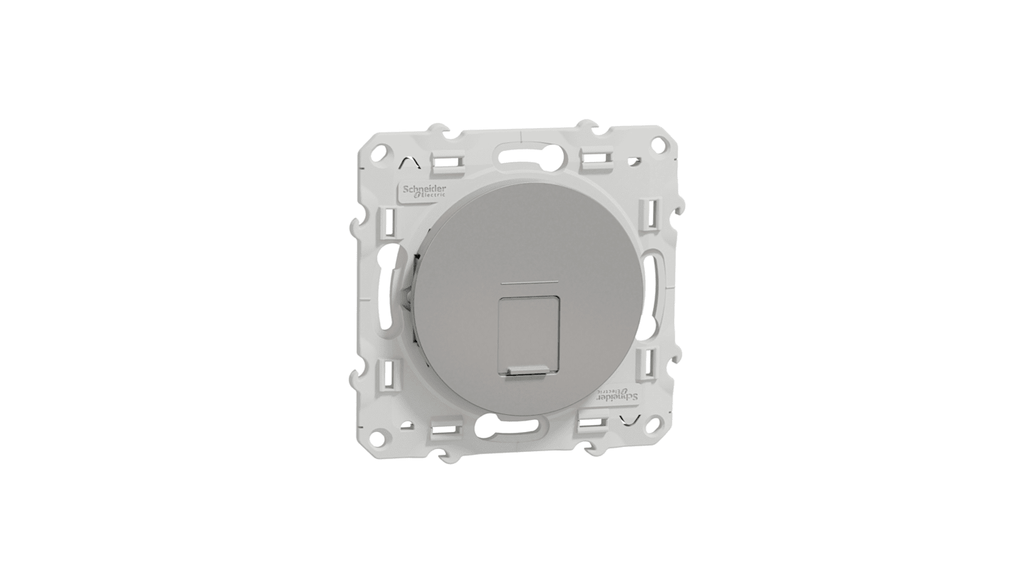 Interruttore luce Schneider Electric serie Odace, Grigio, IP21