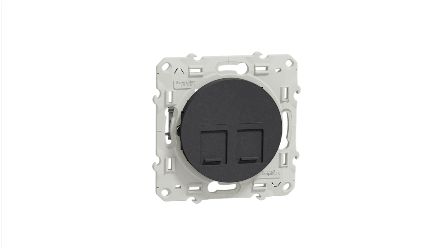 Interruttore luce Schneider Electric serie Odace, Antracite, IP21