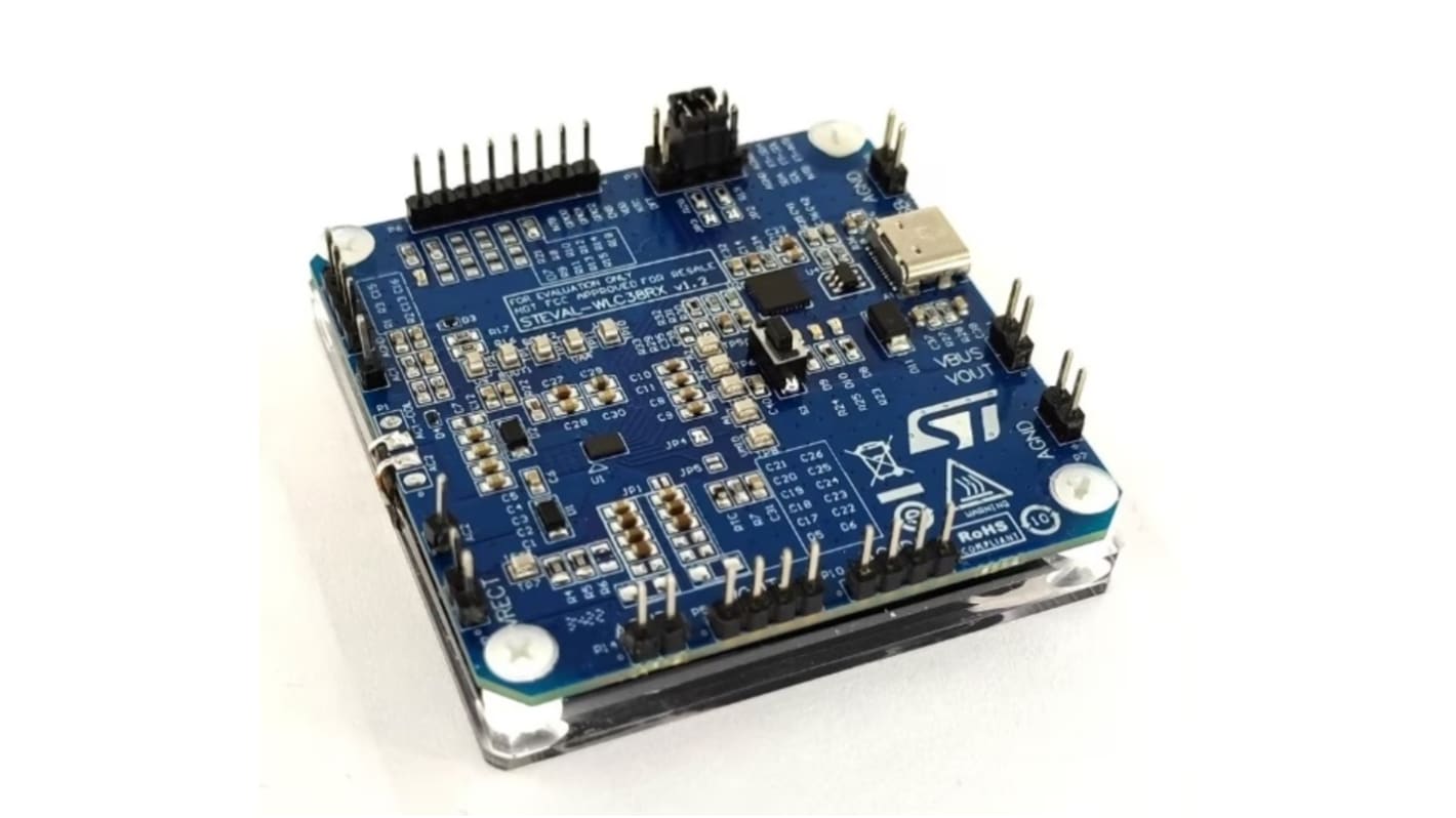 STMicroelectronics ST Wireless Power Receiver Evaluation Board I2C Evaluation Board STEVAL-WLC38RX